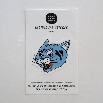 Intense Cat Gaze Sticker