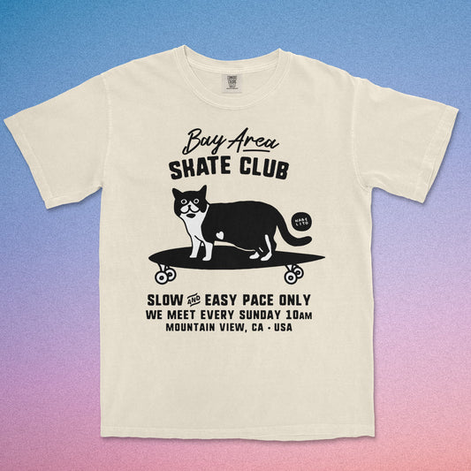 Skate Club Unisex Garment-Dyed T-shirt