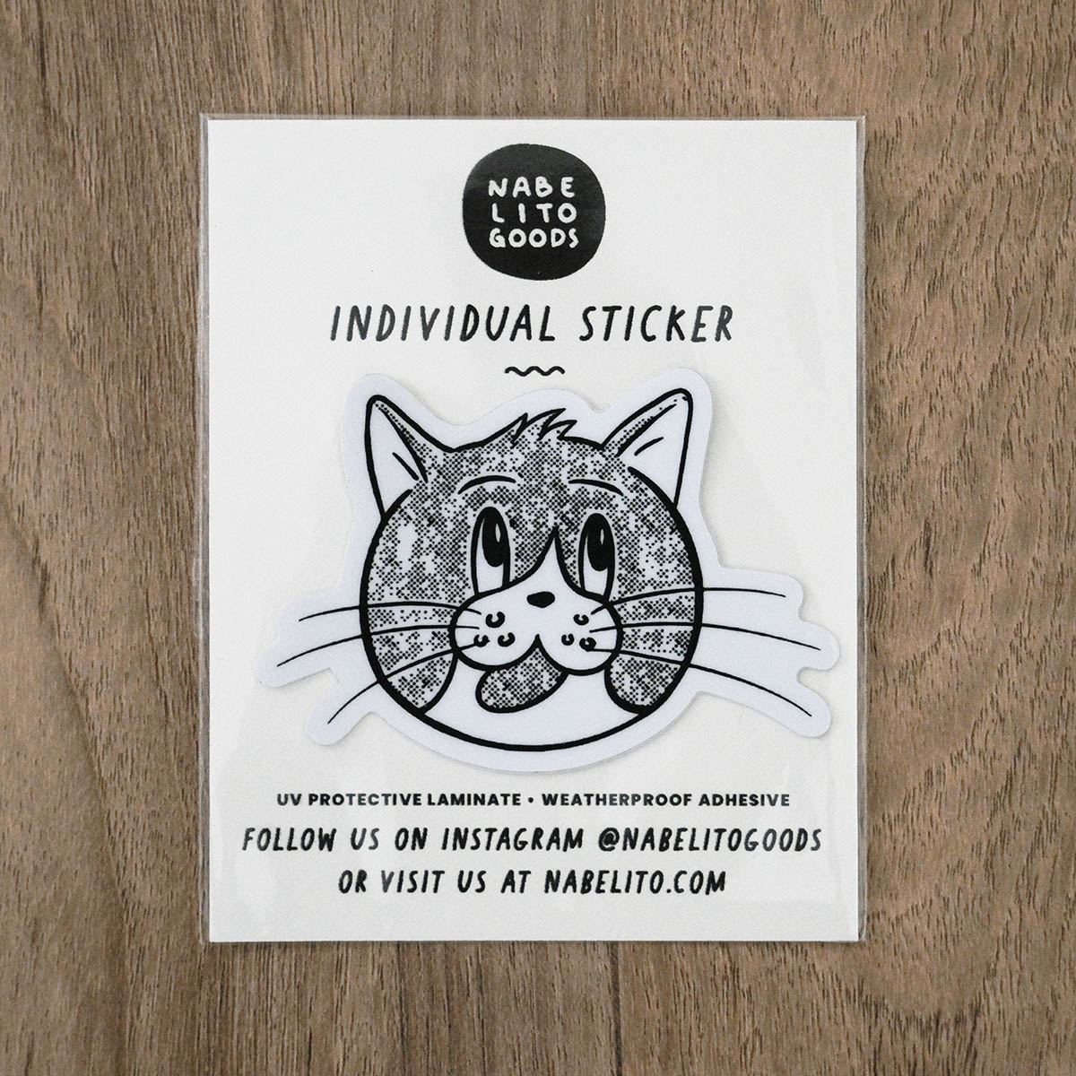 Playful Cat Grin Sticker