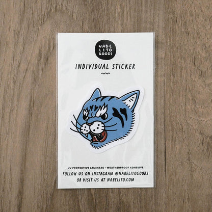 Intense Cat Gaze Sticker