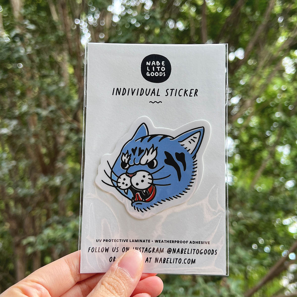 Intense Cat Gaze Sticker